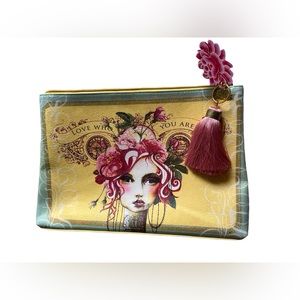 Papaya Art Rose “Love who you are” Laptop/Ipad bag or accessory bag!